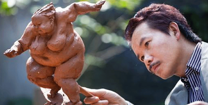 许鸿飞说过：对于雕塑制作，公共空间才是最好的美术馆！