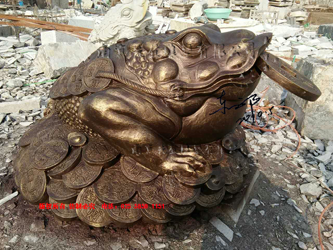 金蟾石雕招财进宝-金蟾雕塑