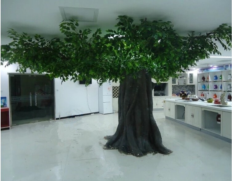 定做假树大门大型门头假山门头仿真古树景区塑石山门水泥设计施工