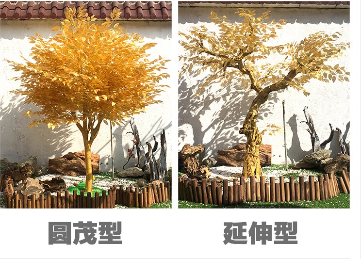 定做假树大门大型门头假山门头仿真古树景区塑石山门水泥设计施工