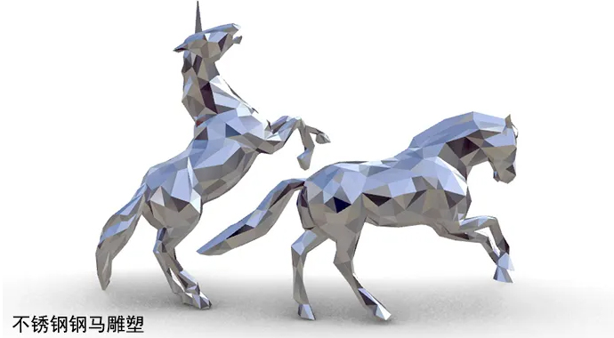 不锈钢雕塑制作镜面马2.jpg