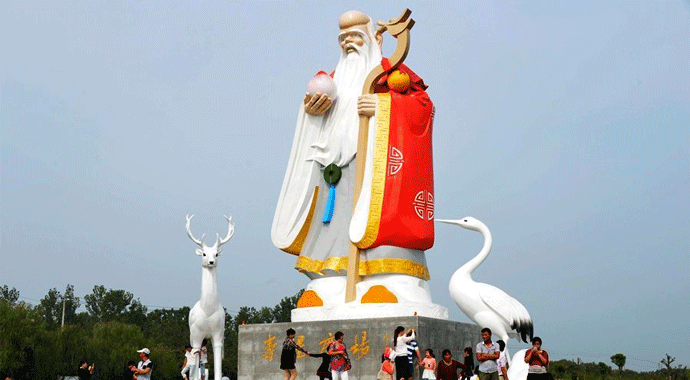 老寿星和仙鹤和鹿.gif 老寿星和仙鹤和鹿.gif