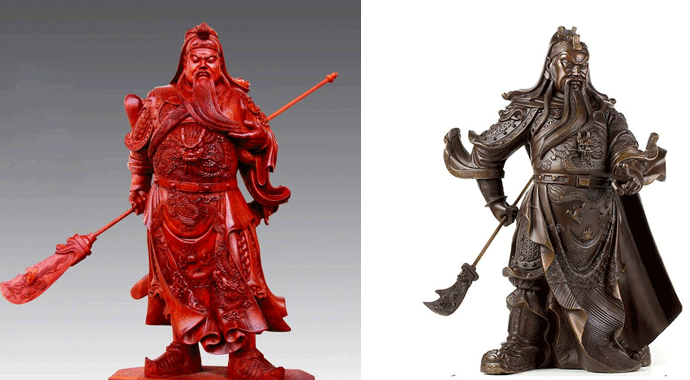 雕塑厂家带您探讨一下：关公伏魔大帝的由来！