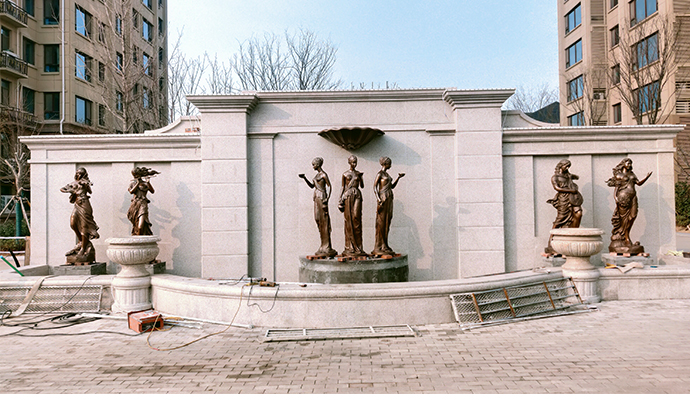 景观雕塑制作的设计及其基座！