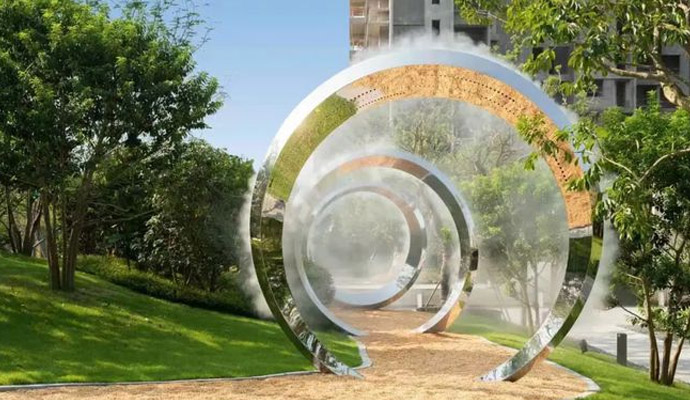 冷雾雕塑制作：艺术与科技的完美融合