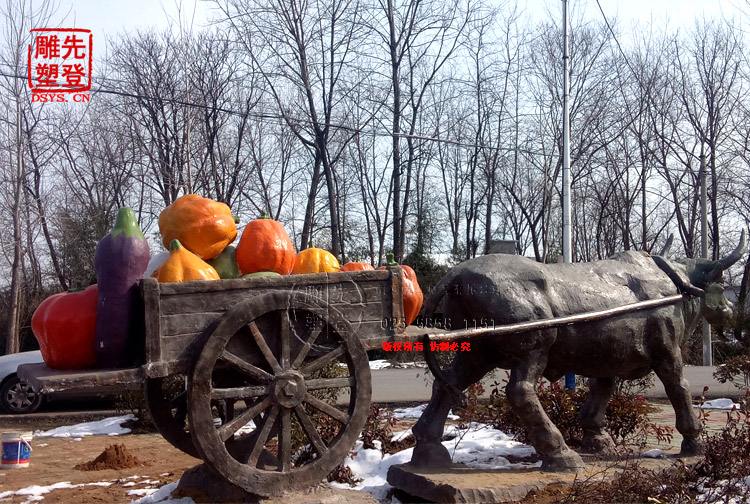 不锈钢雕塑农业园蔬菜雕塑系列